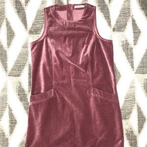 Marine Layer Pink Velour Sleeveless Dress Medium